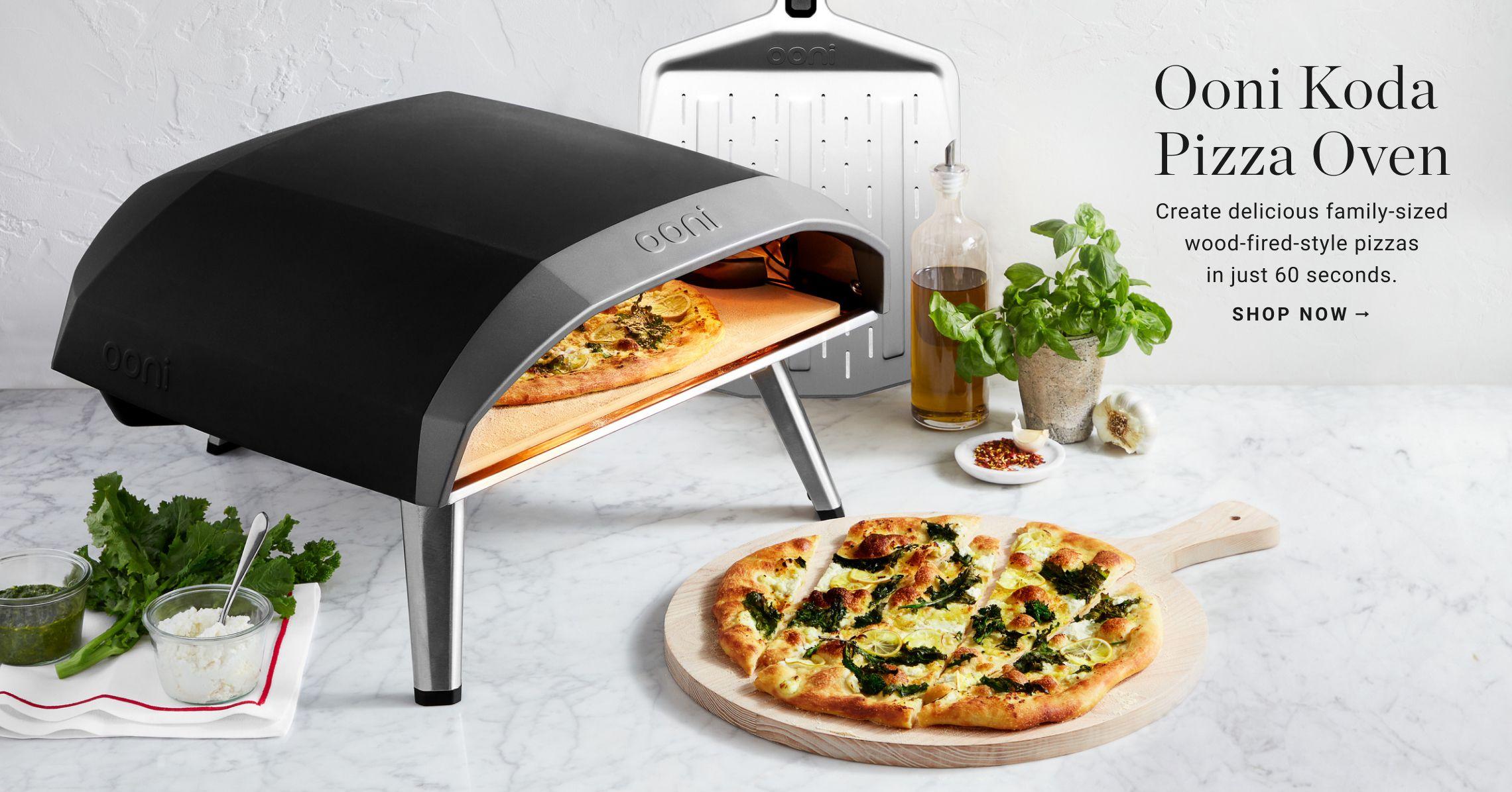 Ooni Koda Pizza Oven | Create delicious family-sized wood-fired style pizza in just 60 seconds. | Shop Now